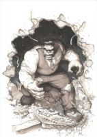 Joe Fixit (Sal Buscema Hulk Homage) - Ben Harvey Comic Art