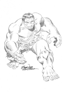 Savage Hulk (Sal Buscema Homage) - Ron Frenz Comic Art