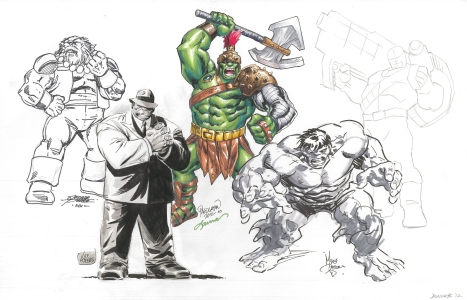Hulk Legends Jam Part IV Comic Art
