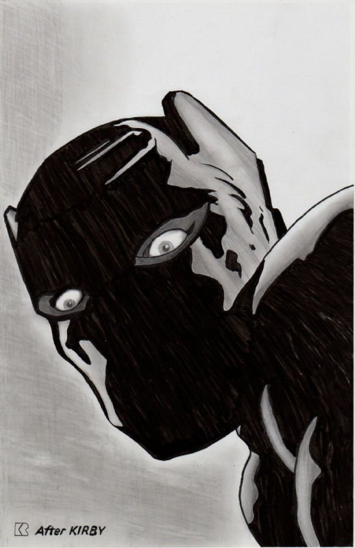 Black Panther re-creation, in Kristopher Brownlow's Jack Kirby re ...