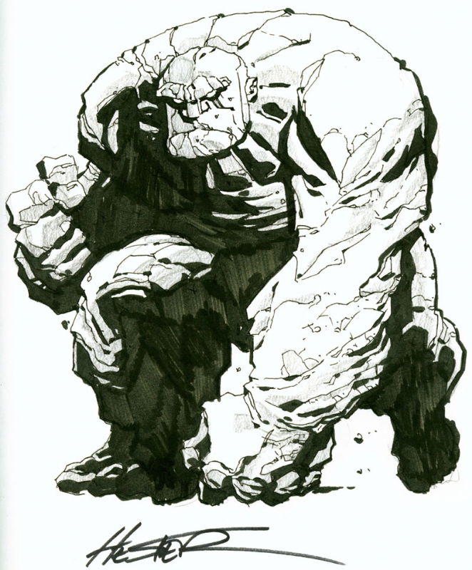 Blok by Phil Hester, in Truitt Johnson's Legion of Super-Heroes Book I ...