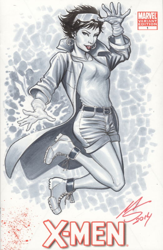 London Super Comic Convention Pre Show Commission Jubilee Blank Cover