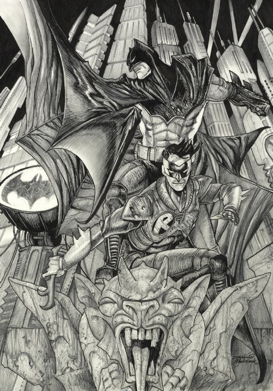 Elseworlds Batman and Robin, in david hitchcock's FOR SALE Comic Art ...