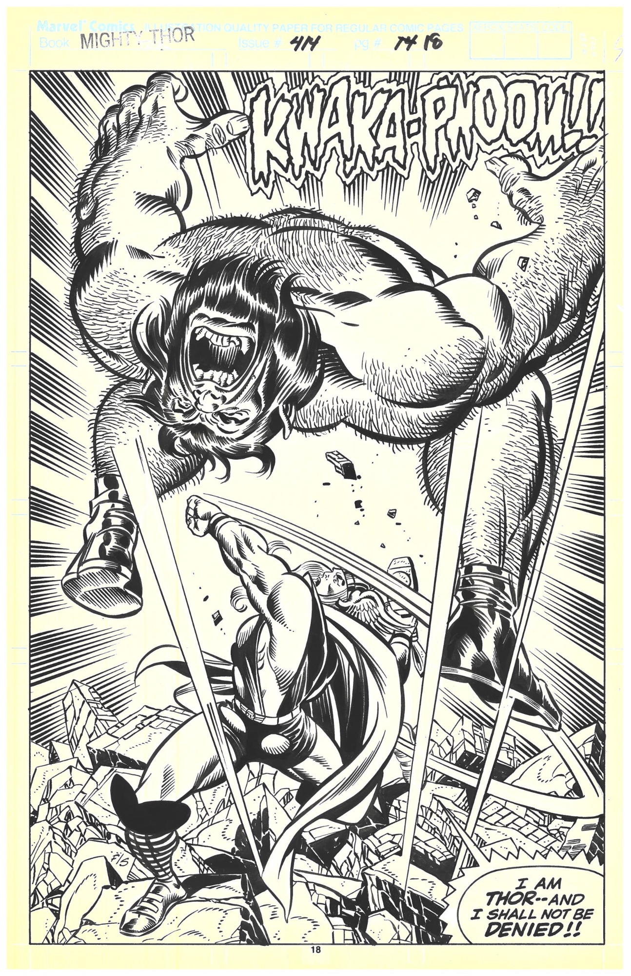 The Mighty Thor #414 February 1990 Marvel Comics