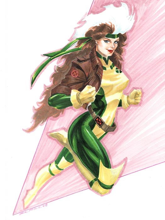 Rogue, in Neil Posis's Markers Comic Art Gallery Room