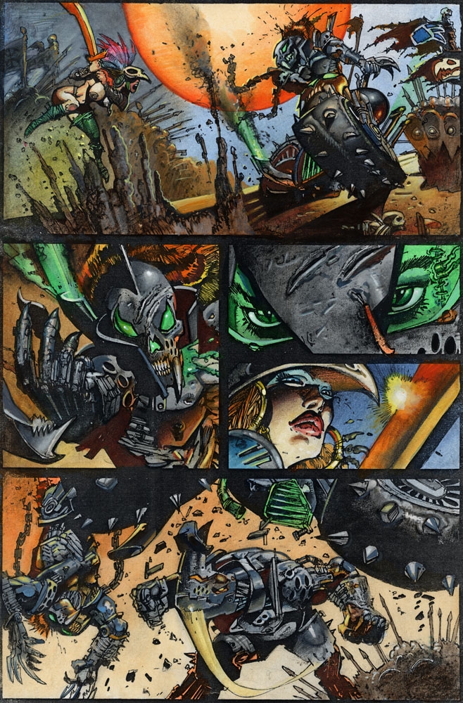 FULL CIRKLE II (2nd Series) #3 Page 7 by Simon Bisley (SOLD), in