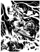 Thor vs. Kalibak by Ron Salas Comic Art