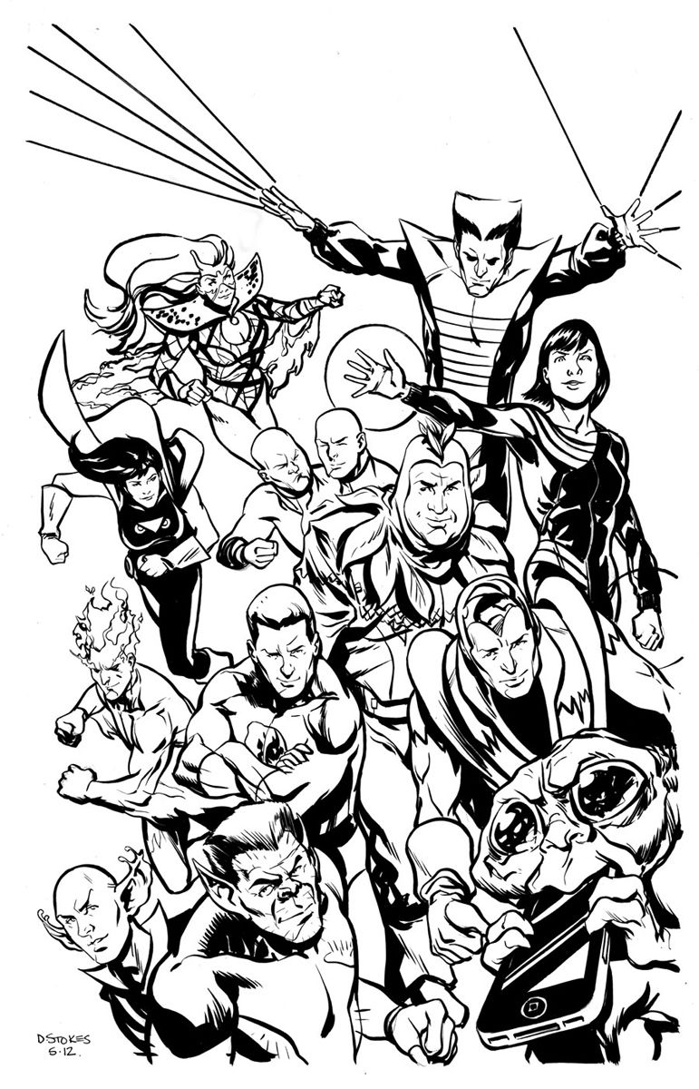 The Legion of Substitute Heroes by Dave Stokes, in Travis Ellisor's The ...