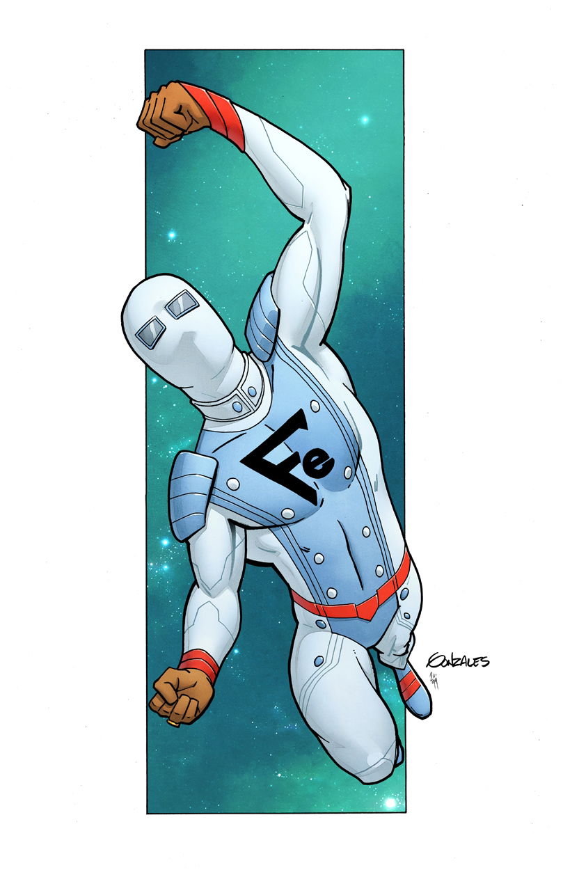 Ferro Lad By Gene Gonzales And Simon Gough In Travis Ellisors Legion Of Super Heroes Comic Art