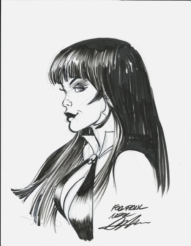 Neal Adams Vampirella, in Paul Biermann's Vampirella Artwork Comic Art ...