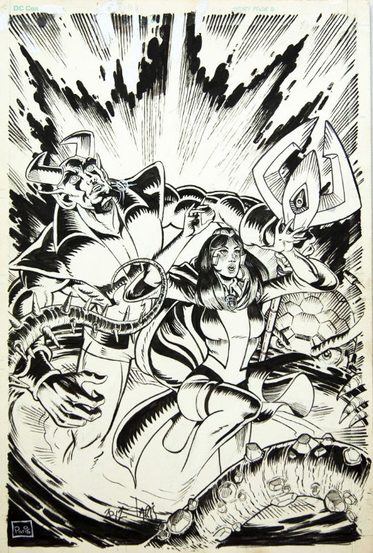 Blue Devil #4 Cover, in Dan P's DC Comic Art Gallery Room