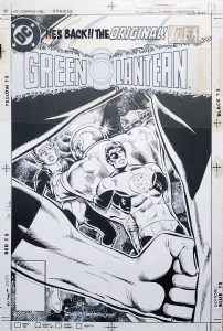 Green Lantern #199 Cover Comic Art
