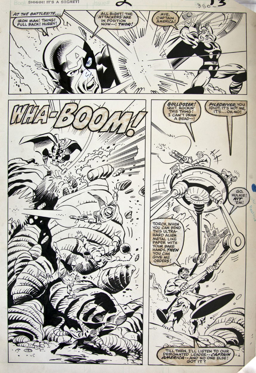 Secret Wars #2 Pg.13, In Dan P's Secret Wars Comic Art Gallery Room