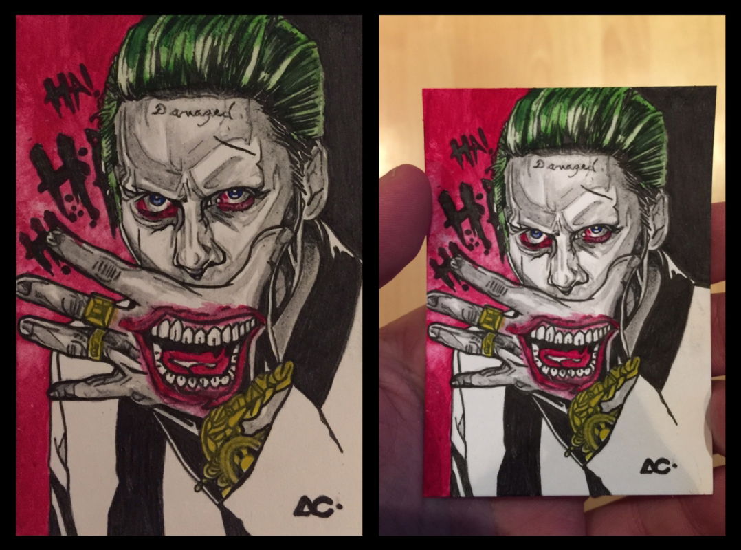 The Joker Harley Quinn Suicide Squad In Adam Cresswell S Movie Tv Artwork Comic Art Gallery Room