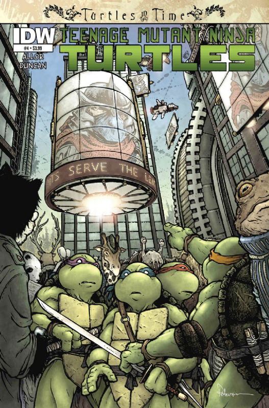 Teenage Mutant Ninja Turtles TMNT - Turtles In Time #4 cover (David ...