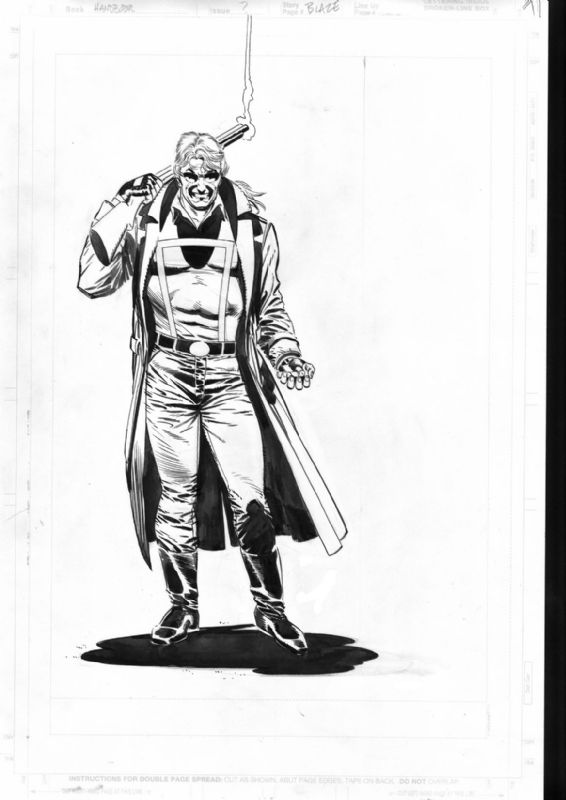 Blaze (Marvel Handbook), in Lee Weeks's Pin-ups, Drawings, unpublished ...