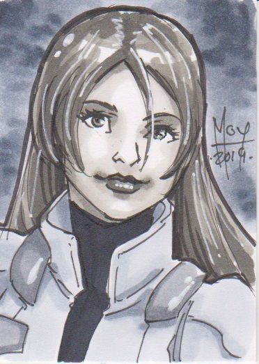 Shrike Team: Mahalia Merrill from Mobile Suit Victory Gundam by Jeff Moy,  in Jude Deluca's Anime/Manga/Sound and Visual Novels Comic Art Gallery Room