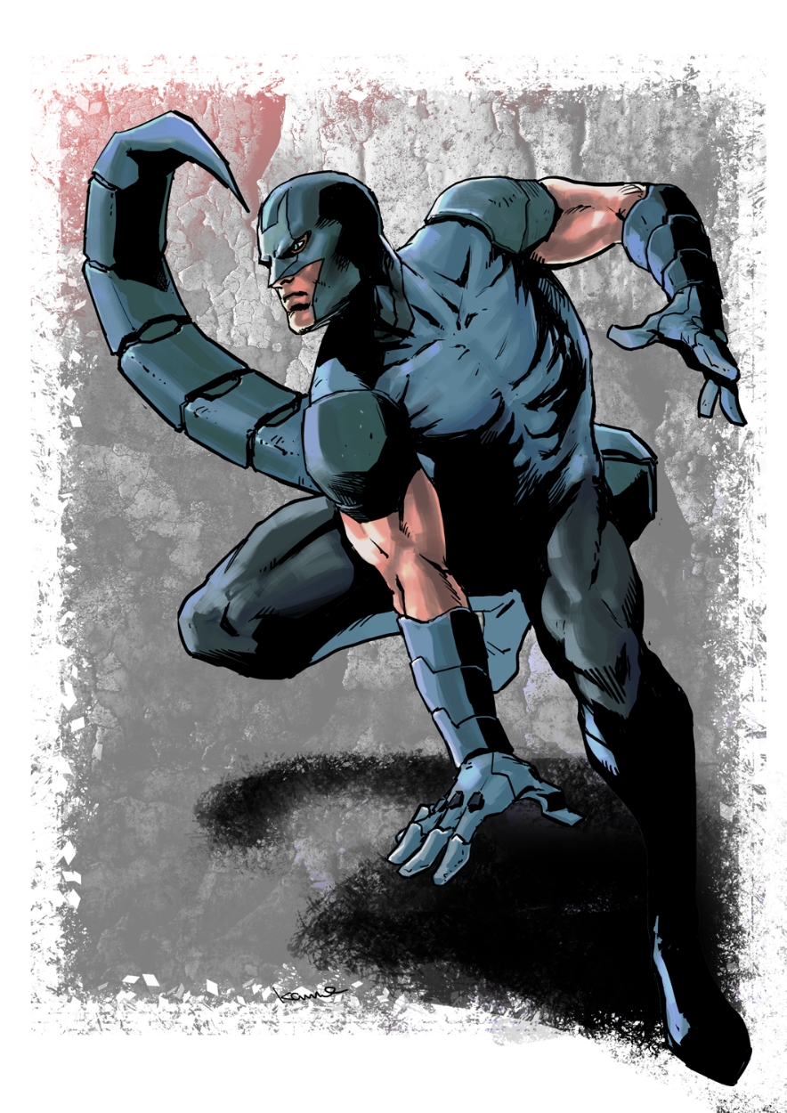 Scorpion (Batman of Earth-41) by Kannoponta, in Jude Deluca's DC Comics  Comic Art Gallery Room