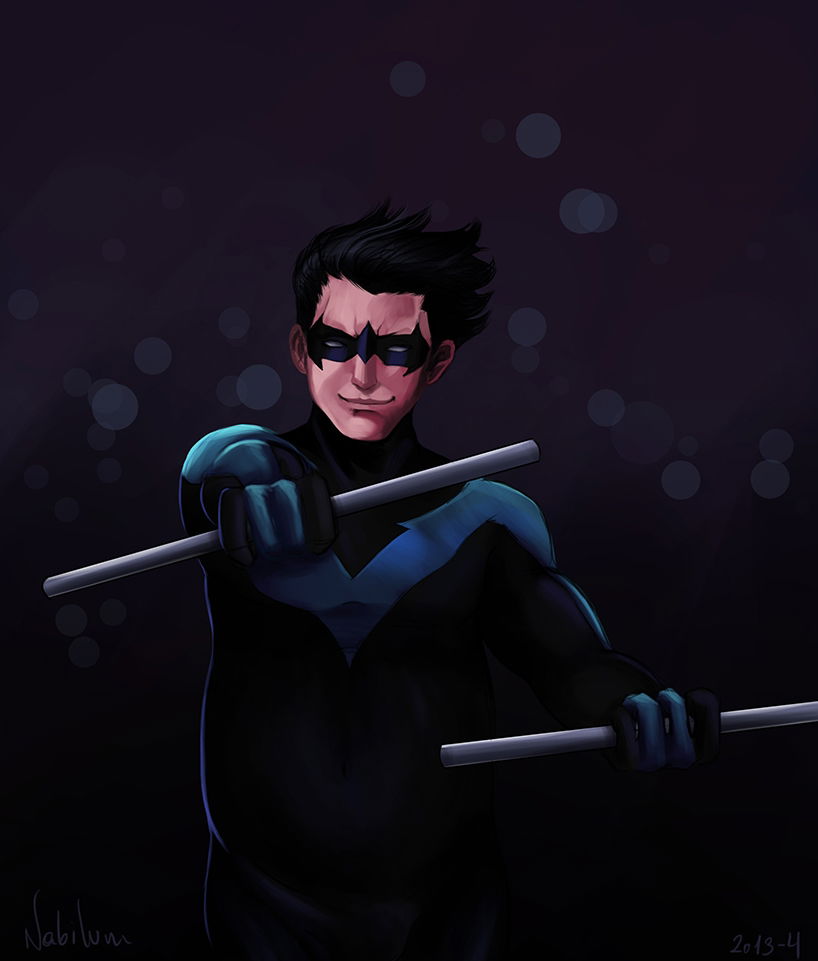 Nightwing by Elizabeth Goldring, in Jude Deluca's DC Comics Comic Art ...