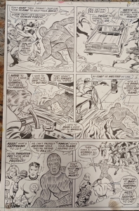 Fantastic Four #121, page 5 Comic Art