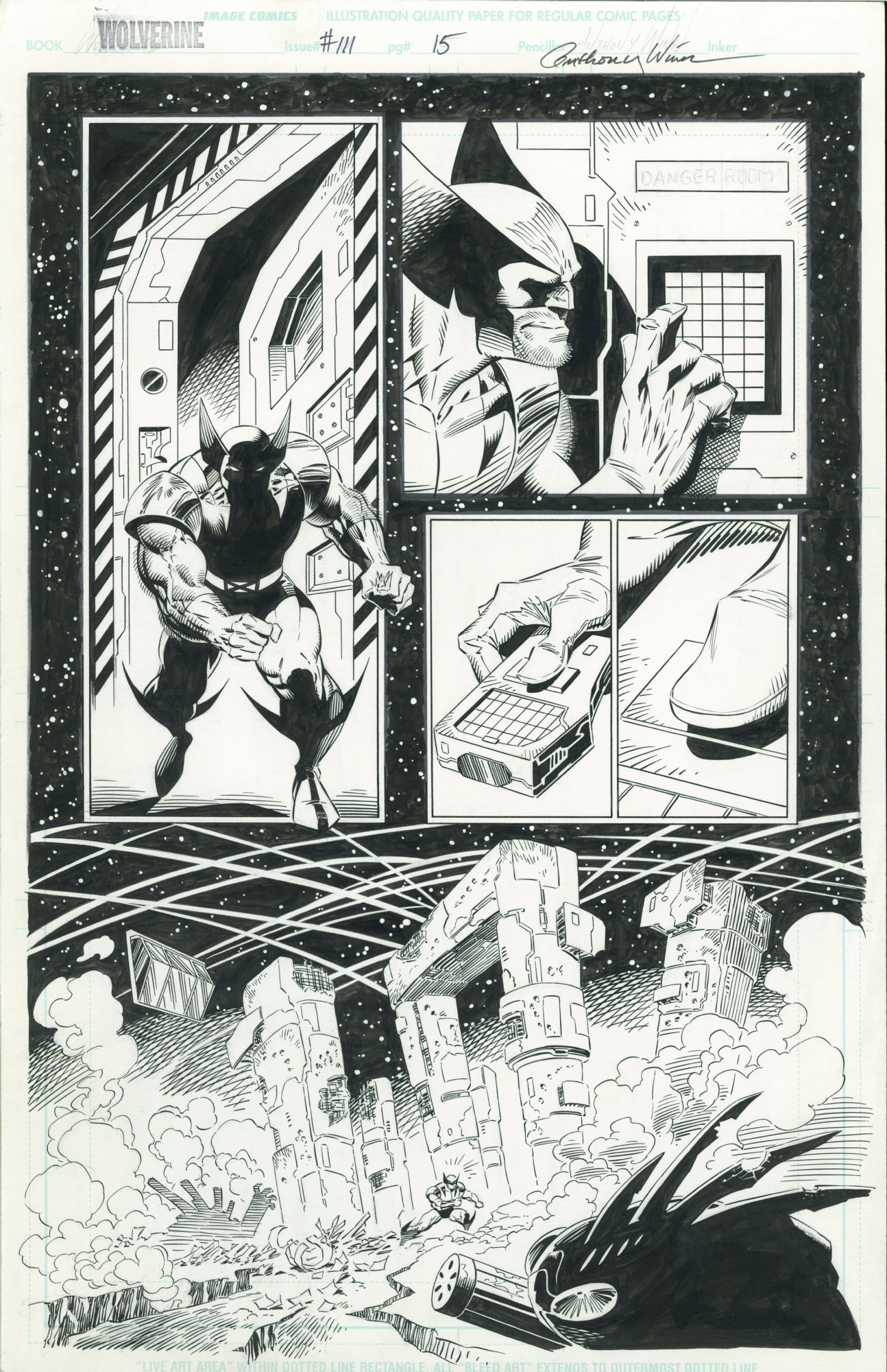 Wolverine #111,page 15, in Michael Weigant's Anthony Winn Comic Art ...