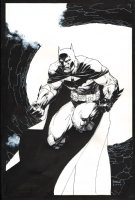Batman in the BatTunnel by Jim Lee (2000, pre-Hush) Comic Art