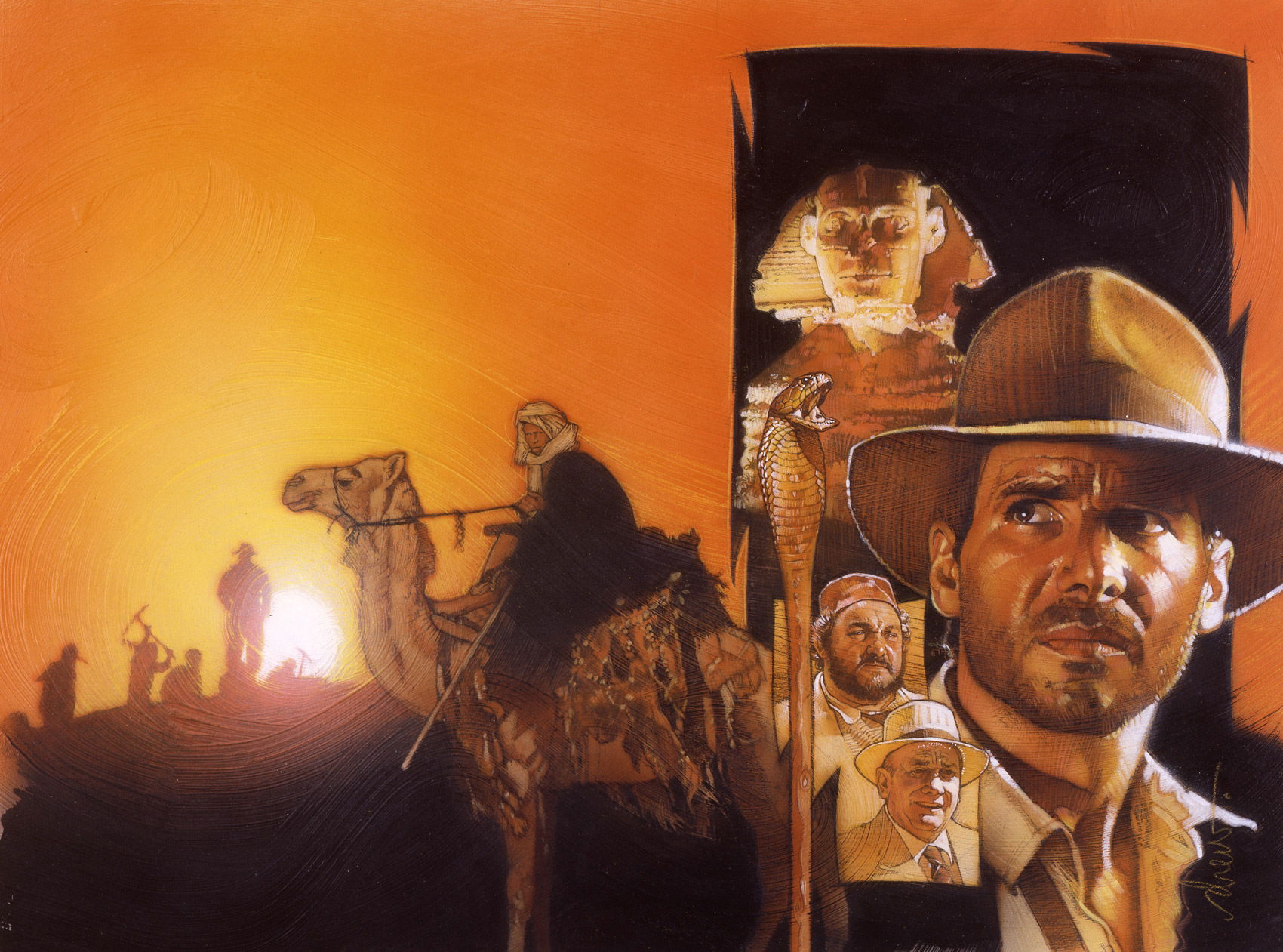 Indiana Jones And The Secret Of The Sphinx By Drew Struzan March 1997 In Rabid Ferrets Drew 