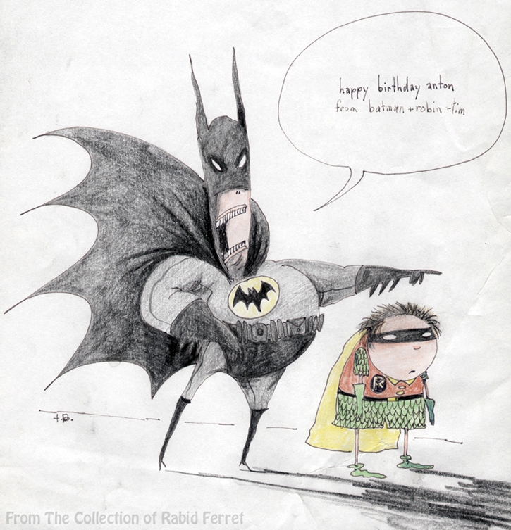 Batman & Robin by Tim Burton (May 1988) Comic Art
