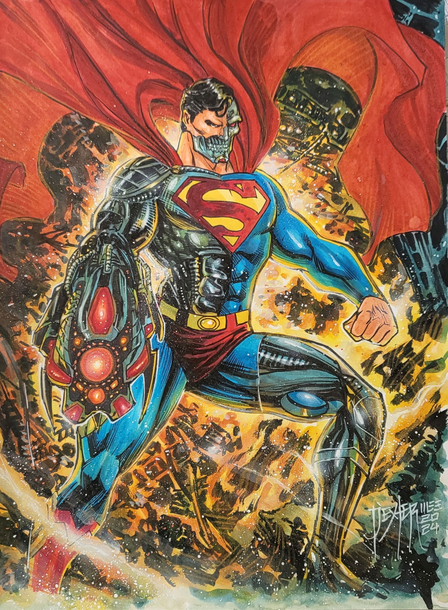 Cyborg Superman - CAF Mystery Sketch May 2024, in Richard Burchfield's ...