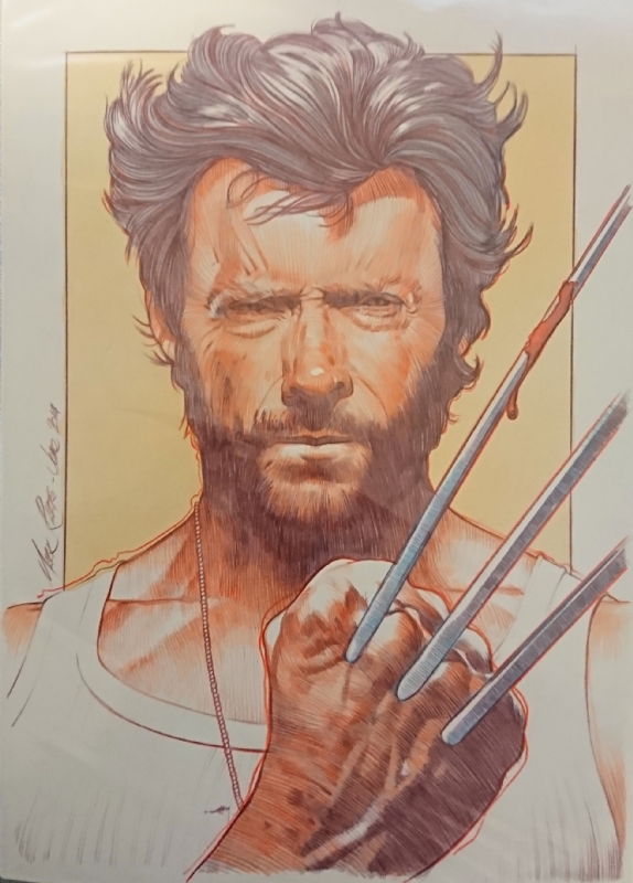 Wolverine Clint Eastwood As Old Man Logan Mark Raats In Nik Stavrou S Nik S Comic Book Art