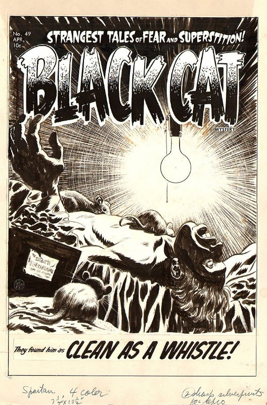 Lee Elias Black Cat 49 Cover, in Aaron N. 's Atomic Age Comic Art ...