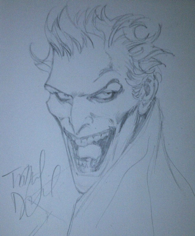 Tony Daniel - Joker, in Matt Allen's Sketchbook Comic Art Gallery Room