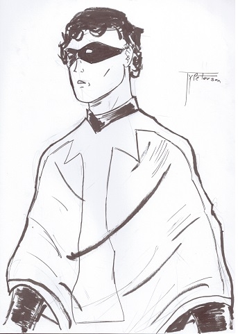 Altar Boy (Astro City) by Ty Peterson (New Jersey Comic Expo 2016), in  Jason Borelli's Sketchbook #09 Comic Art Gallery Room