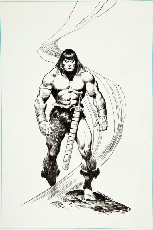 Conan Portfolio Cover, in Gabriele Pennacchioli's John Buscema - Conan ...