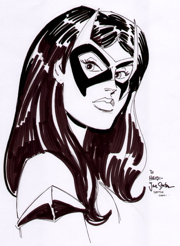 Huntress By Joe Staton, In Heidi Meeley's Sketches: The Women Of DC ...