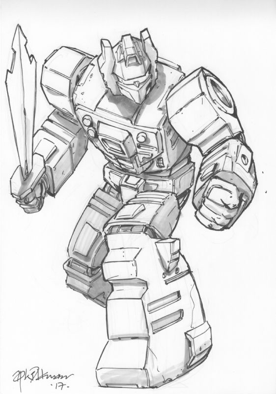 Transformers Action Master Grimlock In Jonathan Browns Transformers Comic Art Gallery Room 3454