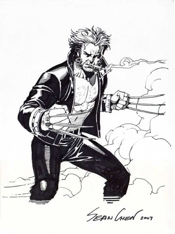 Wolverine by Sean Chen, in Arnie Grieves's Commissions and convention ...