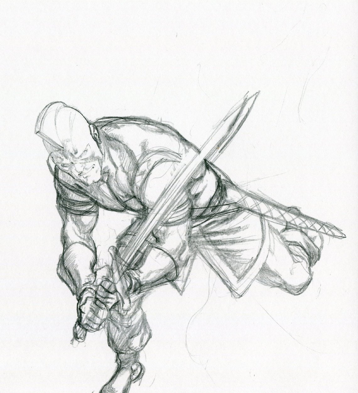 Swordsman Drawing by edison - DragoArt