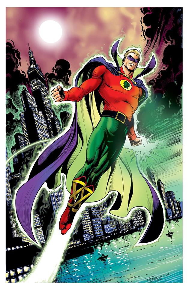 Green Lantern-Alan Scott by Tom Derenick, in michael dunne's JSA by Tom ...