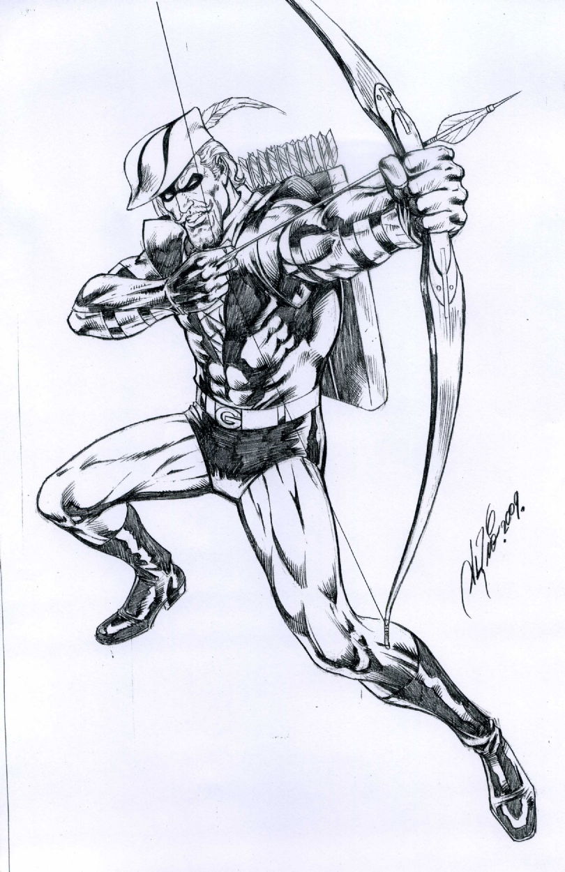 Green Arrow by Al Rio, in michael dunne's Green Arrow Comic Art Gallery ...