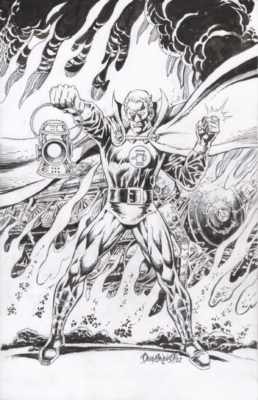 Green Lantern-Alan Scott by Danny Bulanadi, in michael dunne's JSA by ...