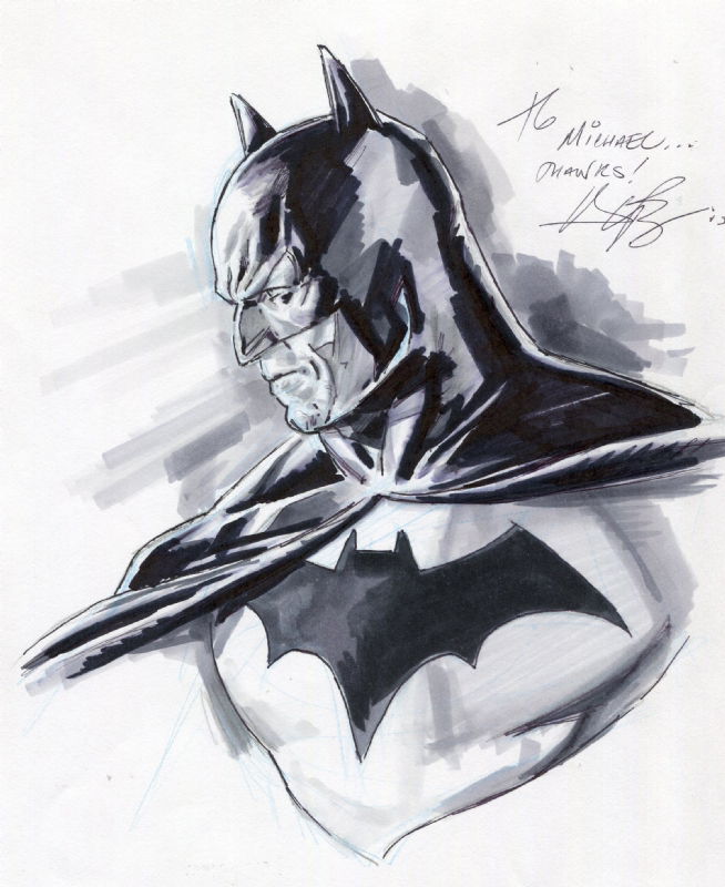 Batman by Doug Braithwaite, in michael dunne's Batman Comic Art Gallery ...