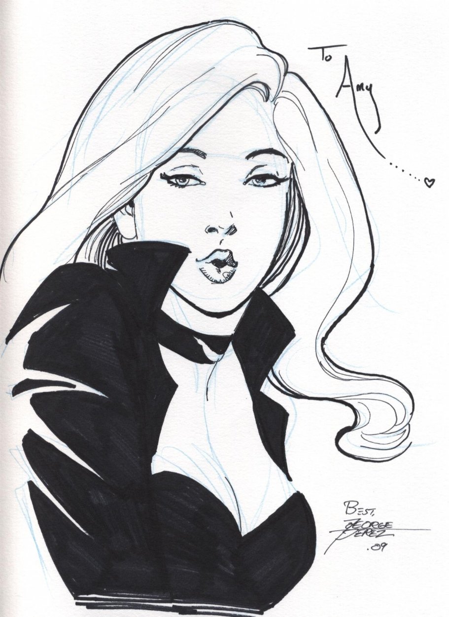 Black Canary by George Perez, in michael dunne's JSA by George Perez ...