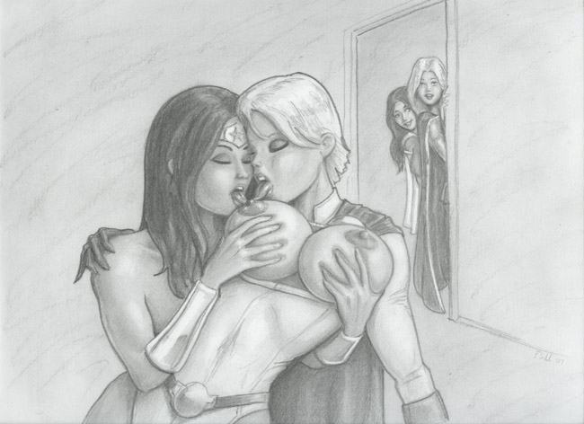 Power Girl And Wonder Woman Naked