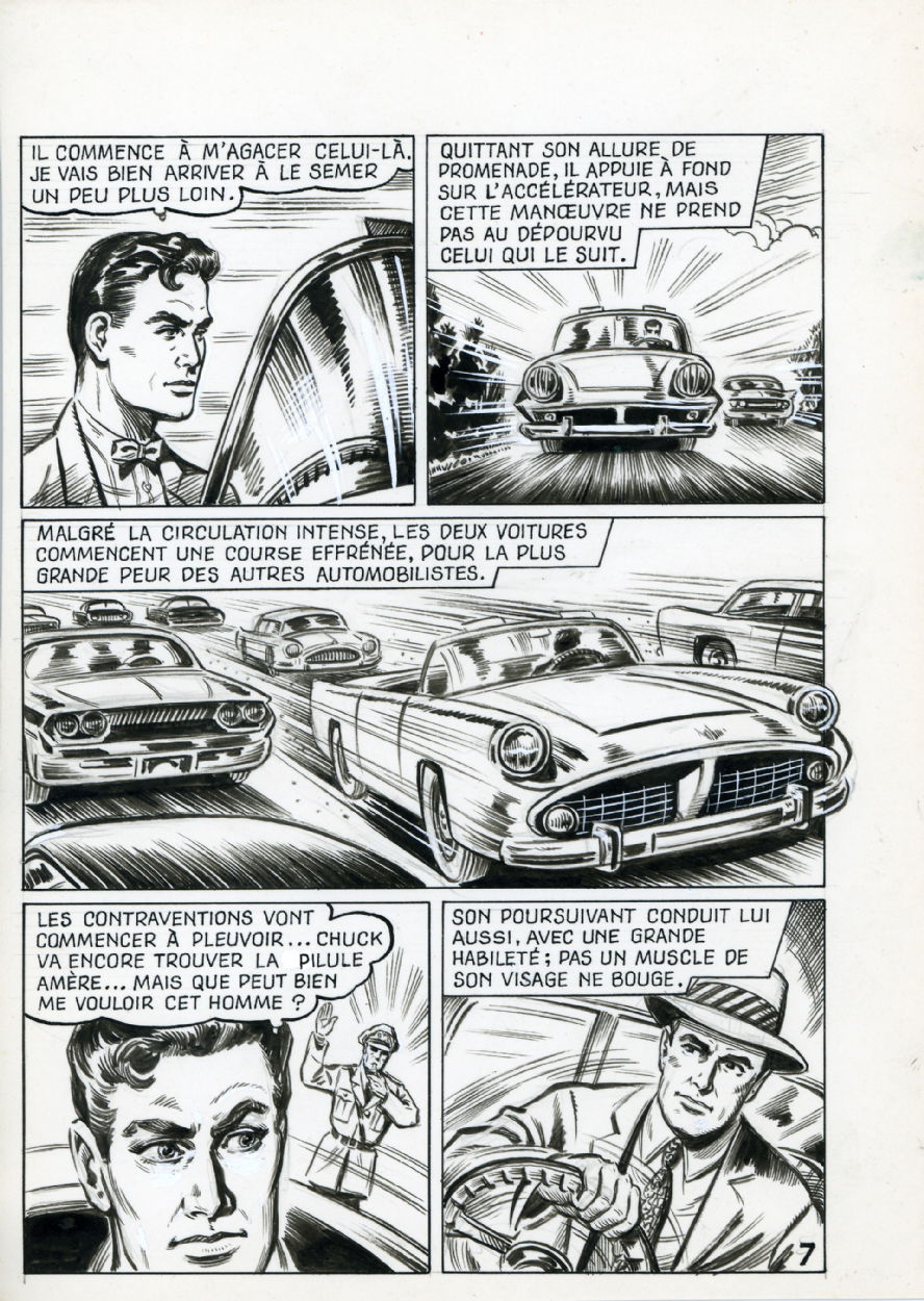 Johnny Speed Le Rayon Fatal page 7, in Michel Maillot's René BRANTONNE ...