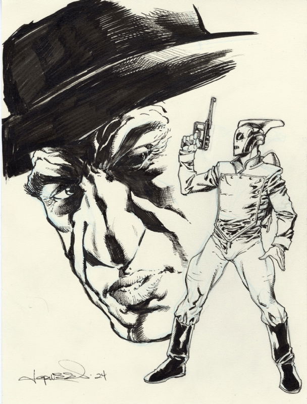 Rocketeer and Lothar, in Aaron Lopresti's Commissions and Sketches ...