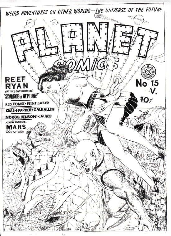 Mark Landis Planet 16 cover forgery  Comic Art