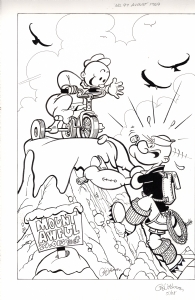 Popeye 97 cover recreation  Comic Art