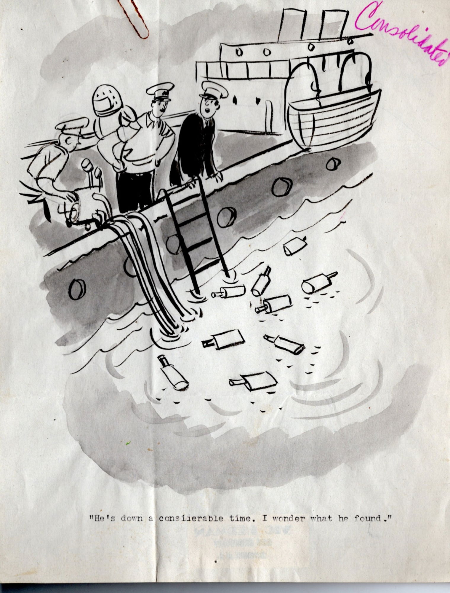 A Boatload Of Liquid Treasure 1940s In George Hagenauers Naval And