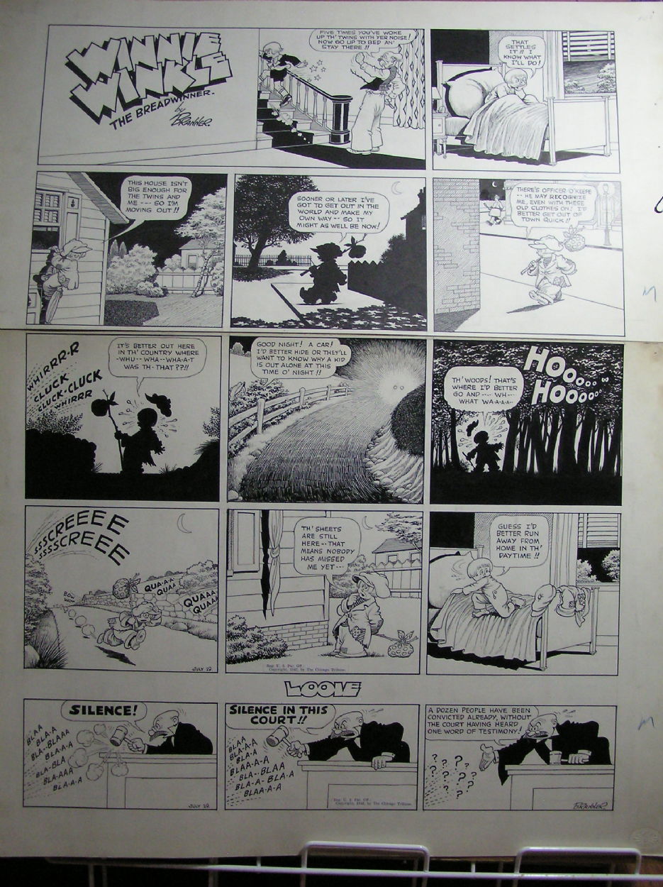 Winnie WInkle Sunday, in George Hagenauer's KEEPERS STRIP ART Comic Art ...